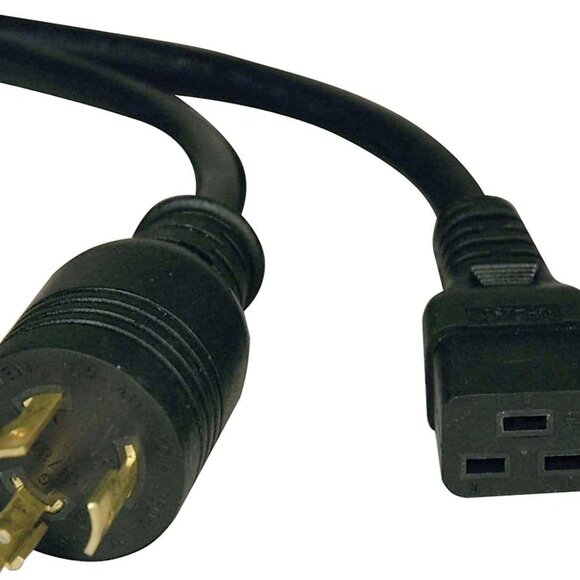 Tripp Lite 10-ft IEC-320-C19 to NEMA L6-20P Heavy-Duty‎ Power Cord – 250V, 20A - Picture 1 of 1